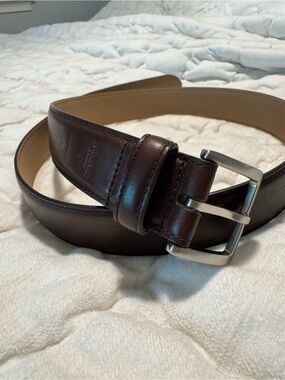 Shinola 1 1/2” Canfield Belt. Dark Brown. Size 38